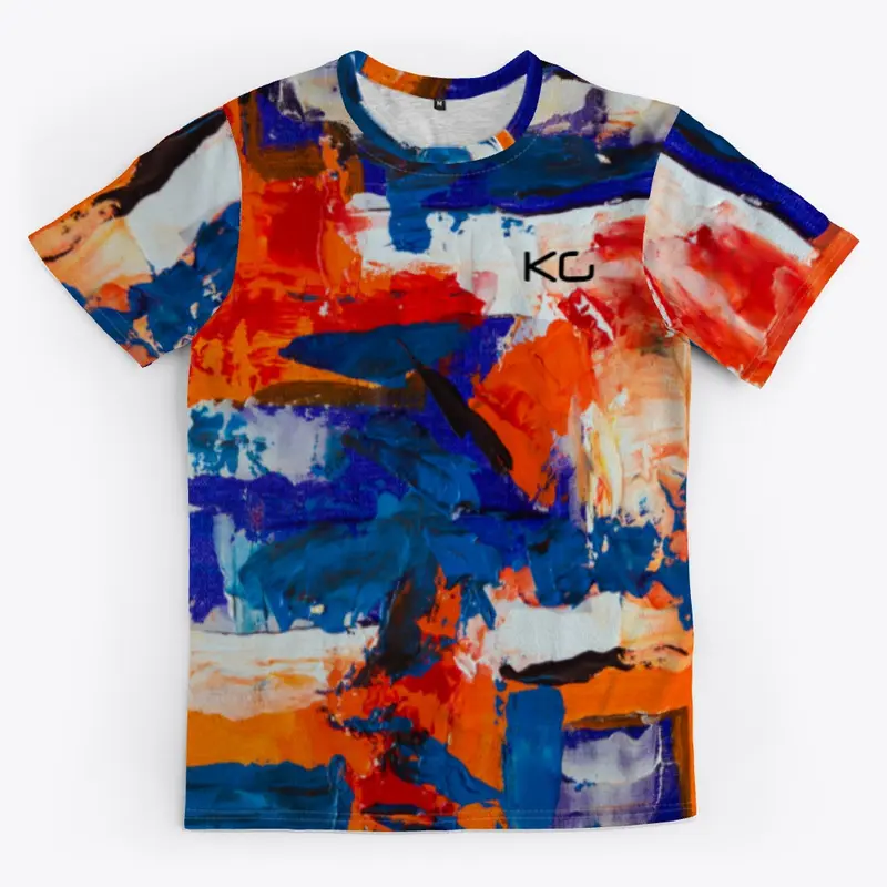 paint print t-shirt