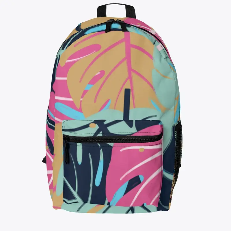 LEAF PRINT BACKPACK