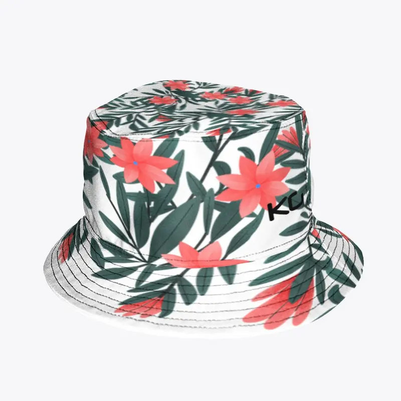 FLORAL PRINT BUCKET HAT