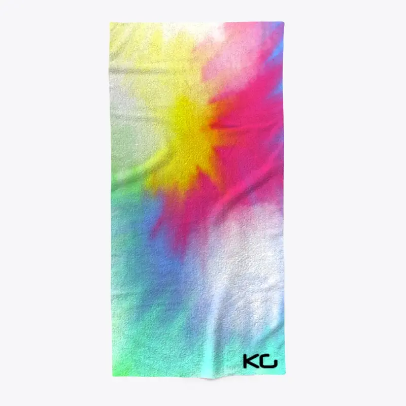 TIE DYE BEACH TOWEL